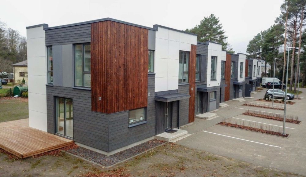 Moderne Stadtvilla in Holzbauweise